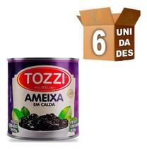 Kit 6 Latas de Ameixa Em Calda Com Caroço Tozzi 850g