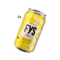 Kit 6 Latas FYS 350ml - ÁGUA TÔNICA OU REFRIGERANTE ZERO