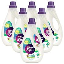 Kit 6 Lava Roupa Finas e Delicadas Oleo De Coco 1L Barato