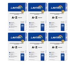 Kit 6 Lavitan A-Z Original Com 60 Comprimidos - Cimed