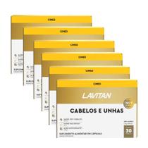 KIT 6 Lavitan Cabelos e Unhas 60 cápsulas