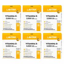 Kit 6 Lavitan Vitamina D 2000 UI 30 Comprimidos Suplemento Alimentar Uso Diário Kit 6 Lavitan Vitamina D 2000 UI 30 Comprimidos Suplemento Alimentar Uso Diário