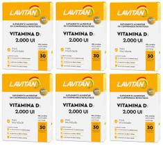 Kit 6 Lavitan Vitamina D3 2000UI 30Cpr - Cimed