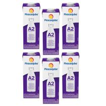 Kit 6 Leite A2A2 Semidesnatado Piracanjuba 1l
