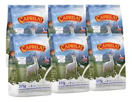 Kit 6 Leite De Cabra Em Pó Integral Caprilat Sachê 375g Kit 6 Leite De Cabra Em Pó Integral Caprilat Sachê 375g