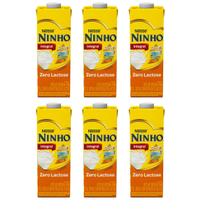 Kit 6 Leite Ninho Zero Lactose Integral 1l