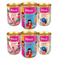 Kit 6 Lenços Antissépticos Ricca 30 Un Limpeza Segura para o Dia a Dia Kit 6 Lenços Antissépticos Ricca 30 Un Limpeza Segura para o Dia a Dia
