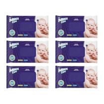 KIT 6 Lenços Toalhas Umedecidas com 150UN - My Mimos Care