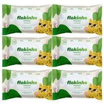 Kit 6 Lenços Umedecidos Flokinho Premium Recém Nascido 100un Kit 6 Lenços Umedecidos Flokinho Premium Recém Nascido 100un