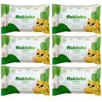 Kit 6 Lenços Umedecidos Flokinho Premium Recém Nascido 50un Kit 6 Lenços Umedecidos Flokinho Premium Recém Nascido 50un