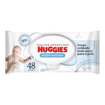 Kit 6 lenços umedecidos huggies recém nascido 48un