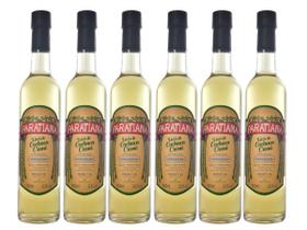 Kit 6 Licor de Cachaça Creme Umburana Paratiense 500 ml Coquetéis Exótimos Cachaça Lembrancinha Presente Presenteável