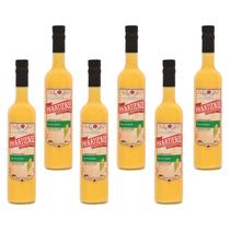 Kit 6 Licores de Milho Paratiense 500 ml Coquetéis Exótimos Cachaça Lembrancinha Presente Presenteável