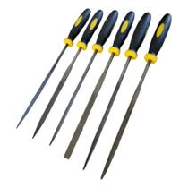 Kit 6 Lima Agulha Bastarda Chata 140mm Ferramenta Afiação Pr