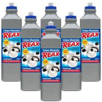Kit 6 Limpa Alumínio Tradicional Reax 500ml Limpeza Total Kit 6 Limpa Alumínio Tradicional Reax 500ml Limpeza Total
