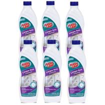 Kit 6 Limpa Box Cremoso Desengordurante Flash Limp 300ml