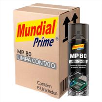 Kit 6 Limpa Contato Spray Mundial Prime 300ml