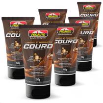 Kit 6 Limpa Couro Automotivo Proauto Hidrata e Revitaliza 150g