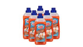 Kit 6 Limpa Pisos Madeira e Laminados Flash Limp - 1 Litro