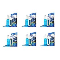 Kit 6 Limpa Telas Start 120ml + Pano Microfibra