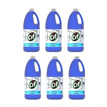 Kit 6 Limpa Vidros 2 Litros CIF Profissional