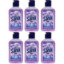 Kit 6 Limpador Concentrado de Superfícies Aromatizante Lavanda Sanol