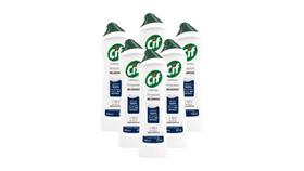 Kit 6 Limpador Multiuso Cif Cremoso Limpeza Milagrosa 450ml