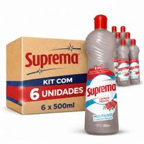 Kit 6 Limpador Suprema Ação 6 Em 1 Multiuso 500ml Limpeza Pesada fórmula Concentrada Desengordurante