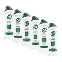 Kit 6 Limpadores CIF Cremoso Limão 250ml