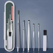 Kit 6 Limpeza De Cera, Removedor De Cera De Ouvido, Limpador De Ouvido Prata Kit 6 Limpeza De Cera, Removedor De Cera De Ouvido, Limpador De Ouvido Prata