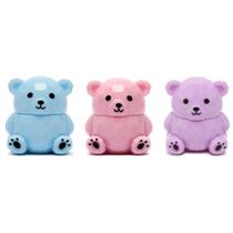 Kit 6 Lip Balm Hidratante Incolor Ursinho Querido Teen Mia Make