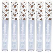 Kit 6 Lip Oil Fruits Lips De Coco Com Vitamina E - Dapop