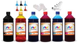 Kit 6 Litros De Tinta Compatível Para Para Epson L800 T673