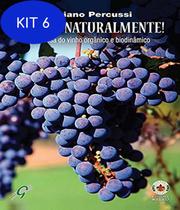 Kit 6 Livro E Vinho, Naturalmente - Gaia - Global