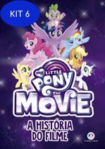 Kit 6 Livro My Little Pony Movie - A Historia Do Filme