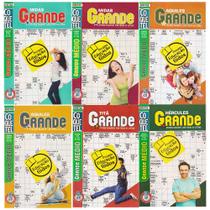 Kit 6 Livros Palavras Cruzadas Coquetel Coleção Grande Nível Médio 48 Páginas, Edições Antigas 2011, Papel Amarelo