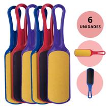 Kit 6 Lixa Para Pés Pedicure Anatômica Curva Dupla Face Profissional Dompel