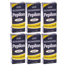 Kit 6 Loção Capilar Restauradora Unissex 180Ml - Pepilon
