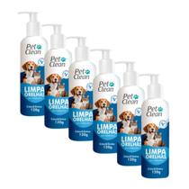 Kit 6 Loção Limpa Orelha Cachorro Cão Gato Pet Clean 120g Kit 6 Loção Limpa Orelha Cachorro Cão Gato Pet Clean 120g