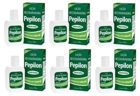 Kit 6 Loção Restauradora Pepilon Tradicional 180ml - Pepilon