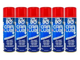 Kit 6 Lubrificante Anti Ferrugem Desengripante Multiuso Car Lub 300ml CARLUB - CAR80 Kit 6 Lubrificante Anti Ferrugem Desengripante Multiuso Car Lub 300ml CARLUB - CAR80