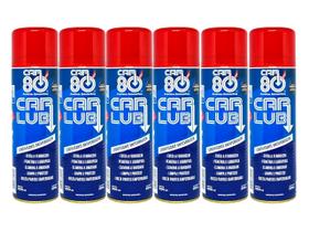 Kit 6 Lubrificante Anti Ferrugem Desengripante Multiuso Car Lub 300ml CARLUB - CAR80 Kit 6 Lubrificante Anti Ferrugem Desengripante Multiuso Car Lub 300ml CARLUB - CAR80