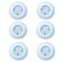 Kit 6 Luminárias Led Refletor Para Piscinas RGB 9W ABS Kit 6 Luminárias Led Refletor Para Piscinas RGB 9W ABS