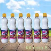 Kit 6 Lustra Móveis Fuzetto Floral 500ml Kit 6 Lustra Móveis Fuzetto Floral 500ml