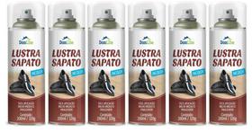 Kit 6 Lustra Sapato Incolor Domline Spray 200Ml