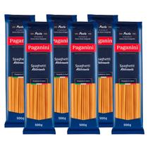 Kit 6 Macarrão Italiano Spaghetti Ristorante Paganini 500g