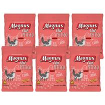 Kit 6 Magnus Cat Petisco Carne 40g