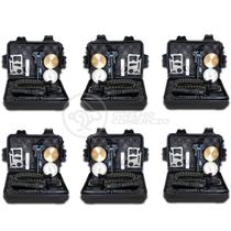 Kit 6 Maletas de Ferramentas de Sobrevivência Kit Emergência Brillante Torcia LED TZ-1 para Acampar Kit 6 Maletas de Ferramentas de Sobrevivência Kit Emergência Brillante Torcia LED TZ-1 para Acampar