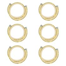 Kit 6 Mangueira Para Botijão Fogão Gás GLP Flexível PVC/Poliester 10mm x 3,9 Ibirá 1 Metro Inmetro
