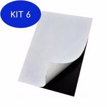 Kit 6 Manta Magnética Adesivada Calendário - Ímã Adesivo